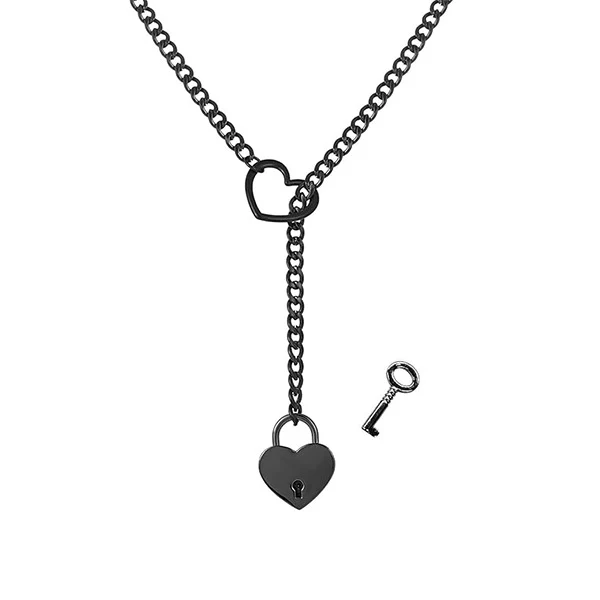 Heart O-Ring Lock & Key Slip Chain - Image 9