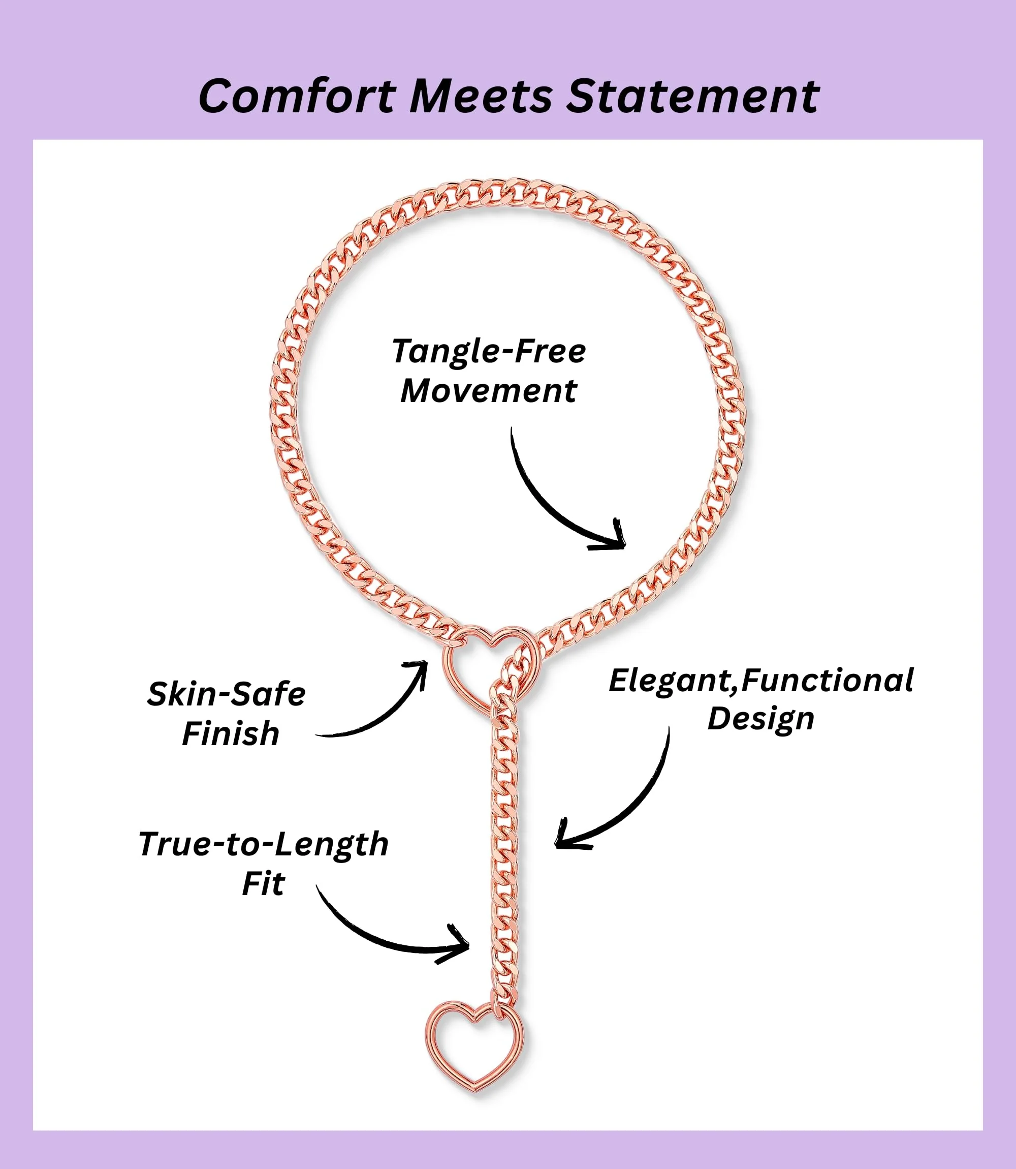 Heart O-ring Slip Chain - Image 5