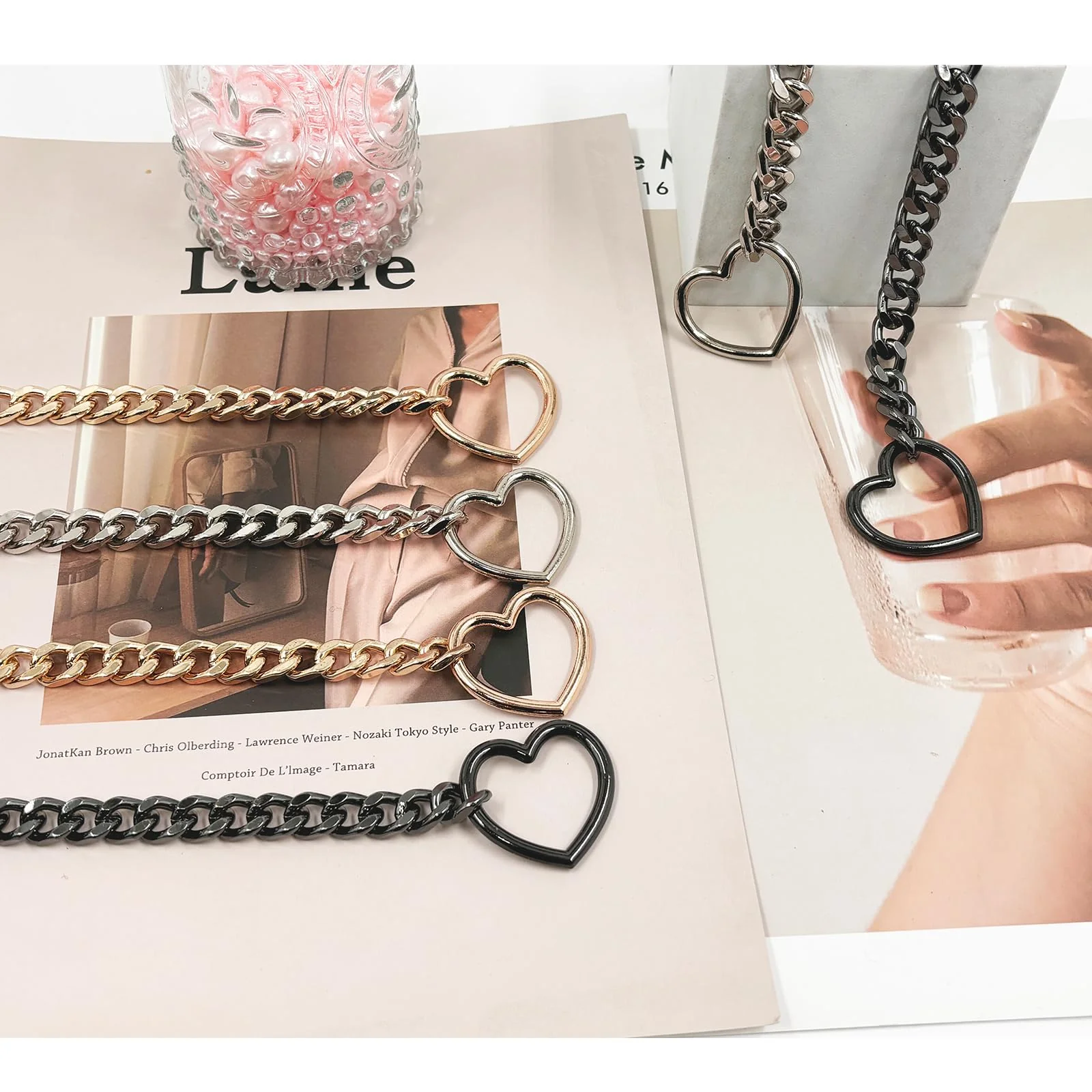 Heart O-ring Slip Chain - Image 6