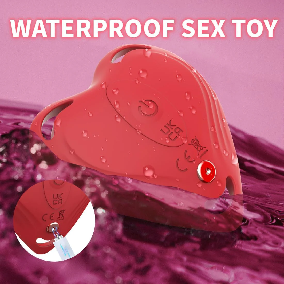 Heart - Shaped Wearable Vibrator Clitoral Stimulator - Image 4