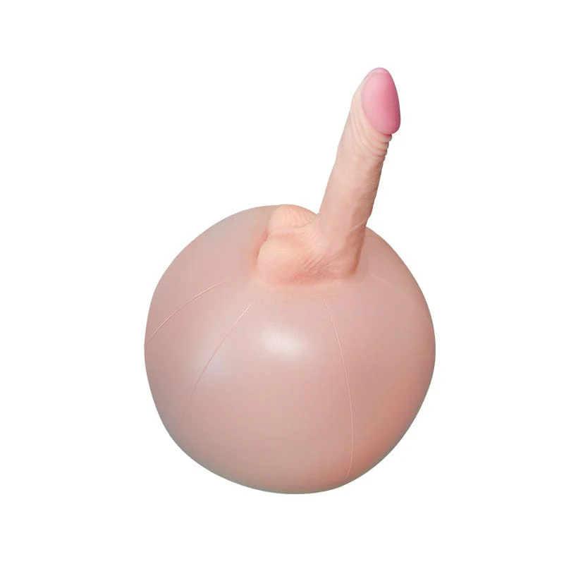 Bouncy Inflatable Sex Ball with Remote Control Vibrating Realistic Dildo - Image 6
