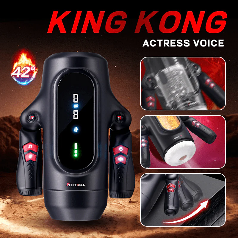 King Kong Telescopic Vibration Fully Automatic Electric Male Masturbator - Image 5