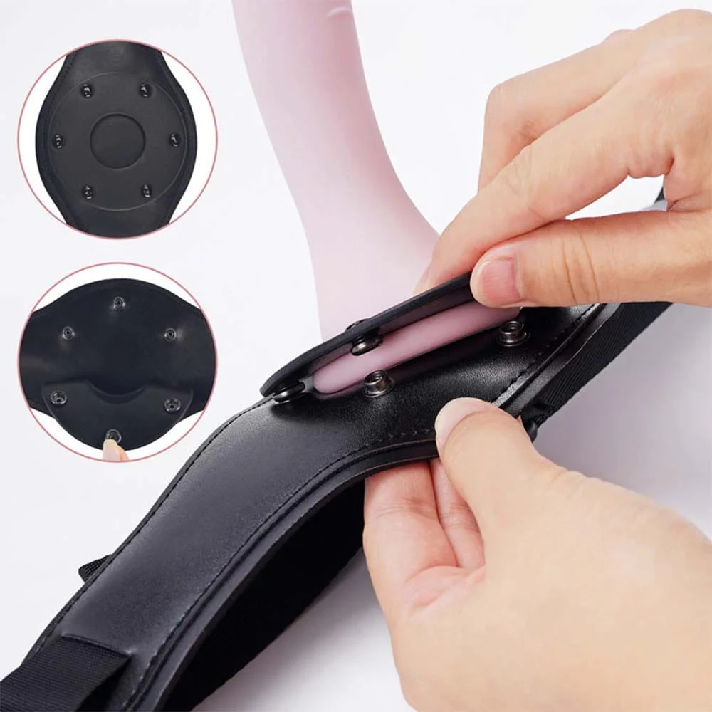 Lesbian Thigh Wearable Masturbator Dildo - Image 6