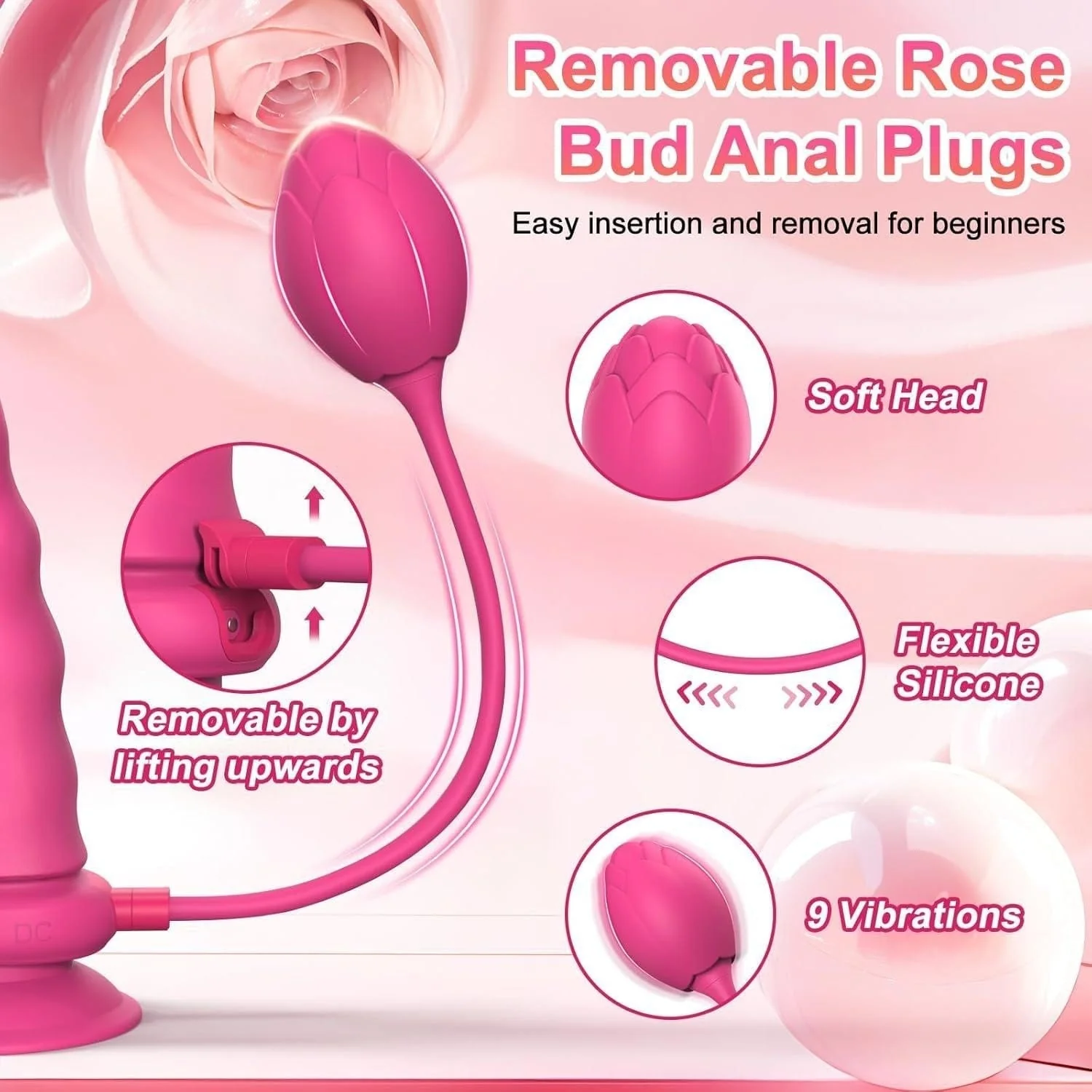 Lesbians Silicone Vibrator Double Head Dildo Masturbation Vibrator - Image 4