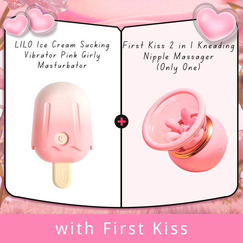 LILO Ice Cream Sucking Vibrator Pink Girly Masturbator - Image 11