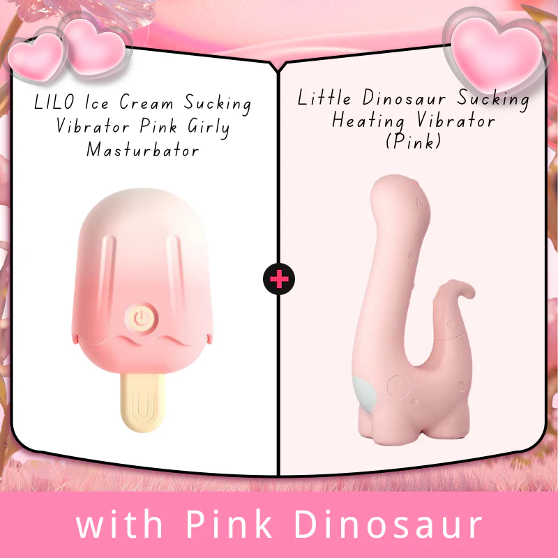 LILO Ice Cream Sucking Vibrator Pink Girly Masturbator - Image 9