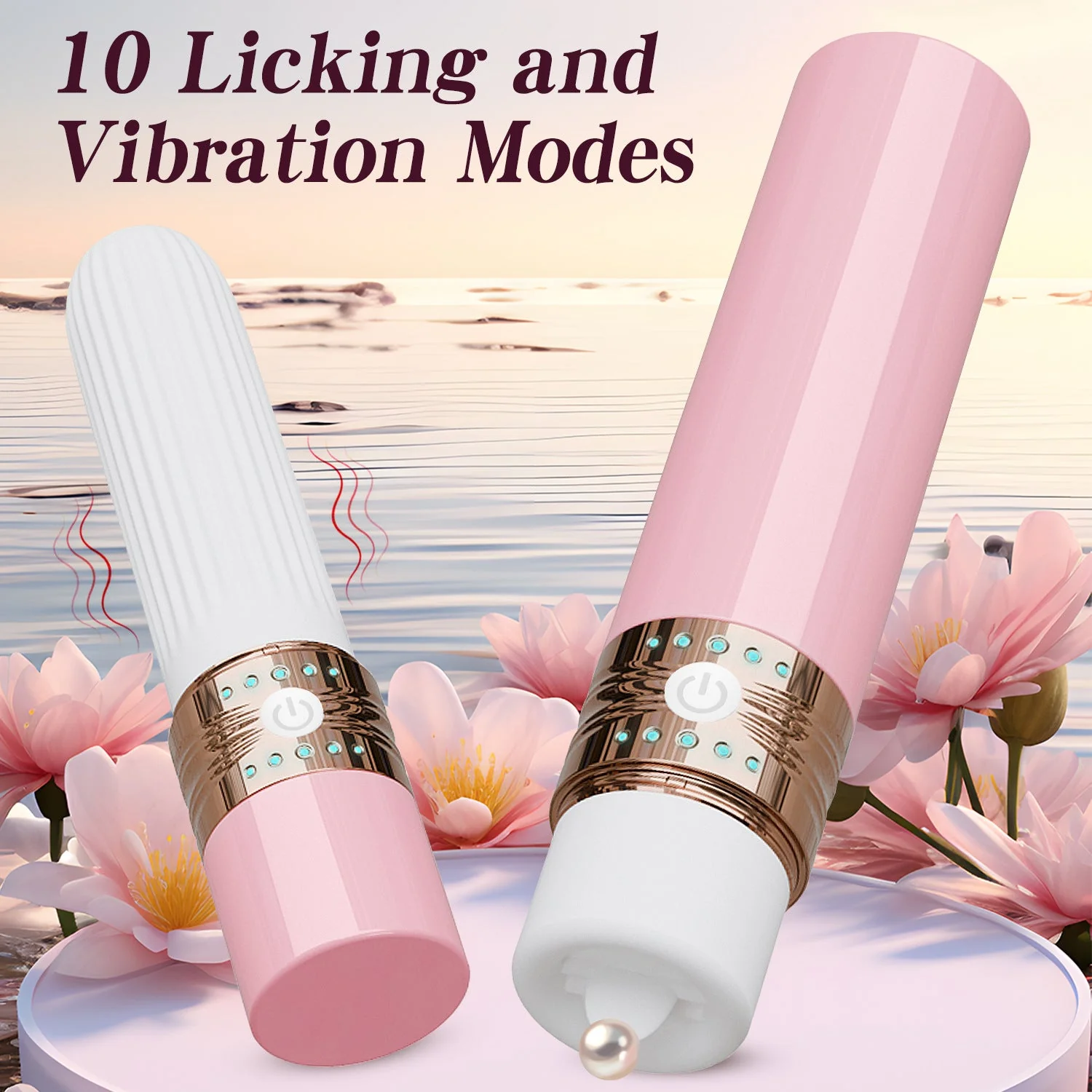 Lipstick Tongue Licking Clitoral G Spot Vibrator - Image 3