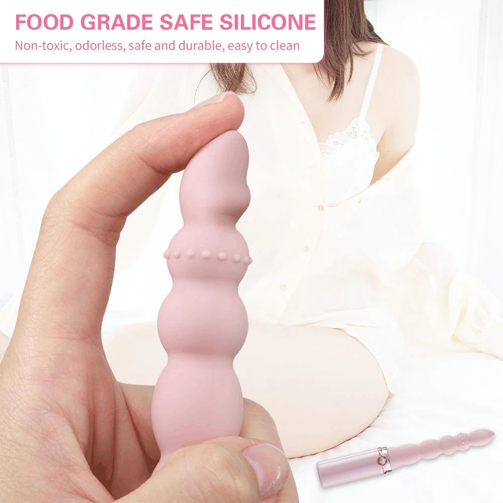 Lipstick Vibrator Anal Beads G-spot Stimulator Prostate Massager - Image 3