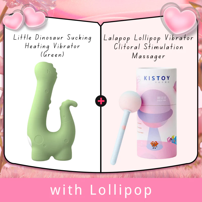 Little Dinosaur Sucking Heating Vibrator - Image 11