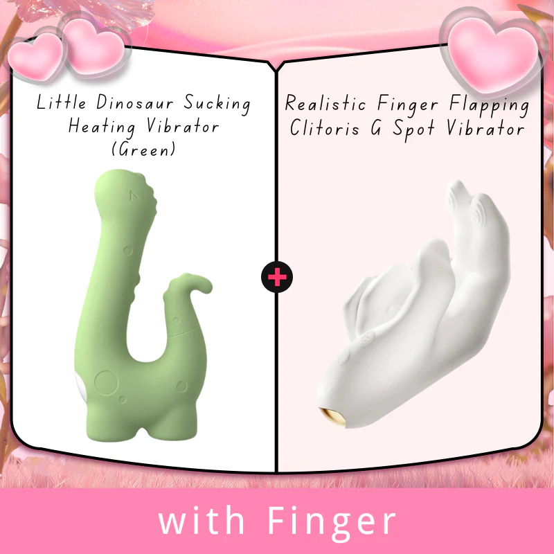 Little Dinosaur Sucking Heating Vibrator - Image 12