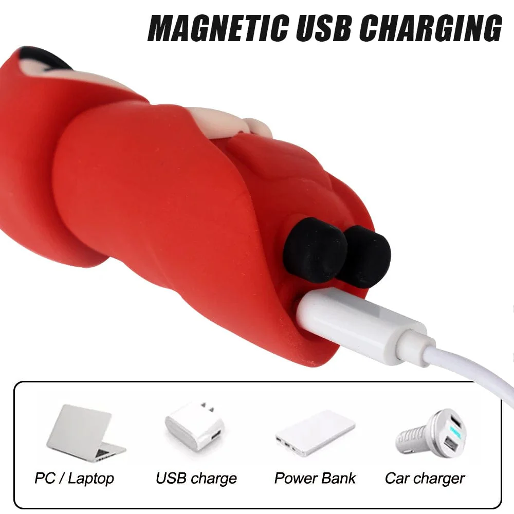 Little Red Riding Hood Christmas Orgasm Egg Vibrating Clitoris Nipples Stimulator - Image 6