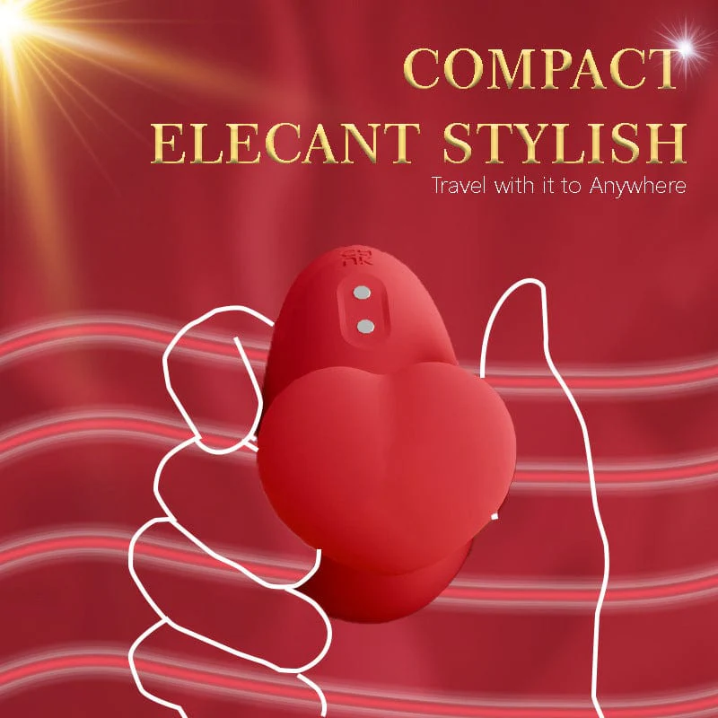 Love Shape Finger Sucking Vibrator Clitoris Stimulation For Couple Foreplay - Image 3