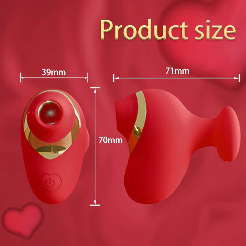 Love Shape Finger Sucking Vibrator Clitoris Stimulation For Couple Foreplay - Image 7