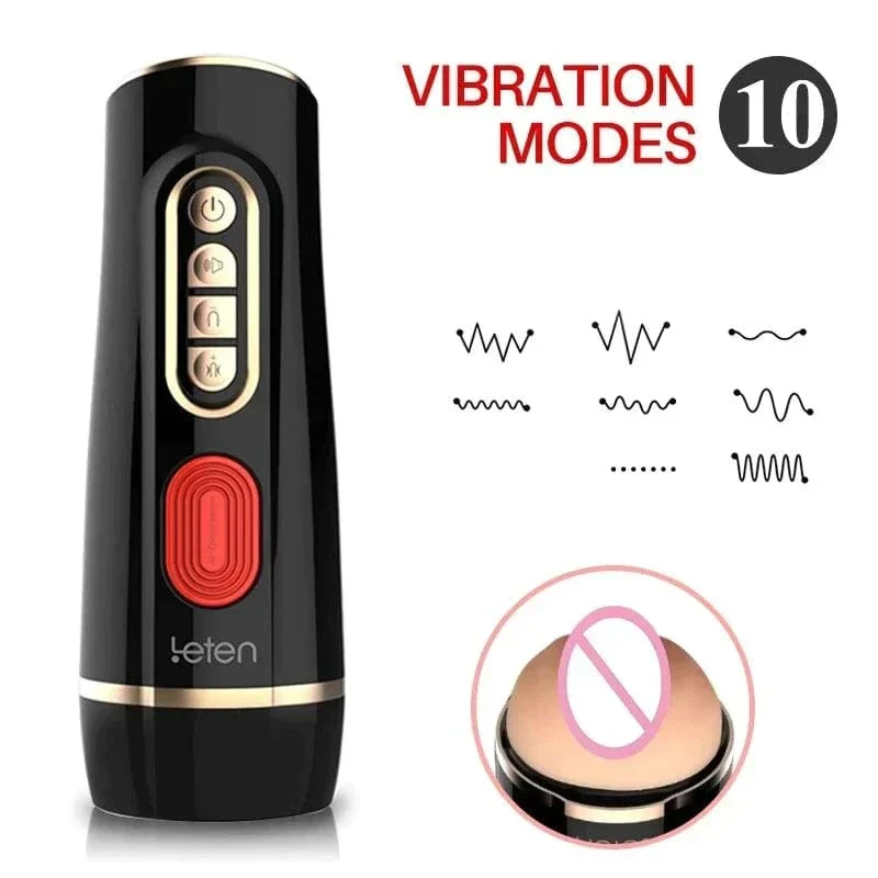 10-Frequency Vibration Sucking Male Masturbator - Image 4
