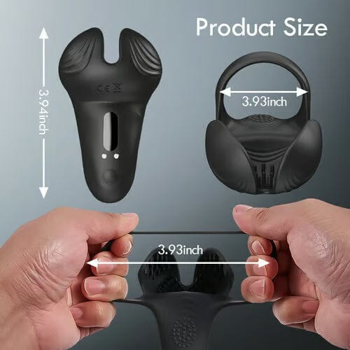 10-Pattern Vibrations Balls Dense Tickler Penis Ring - Image 5