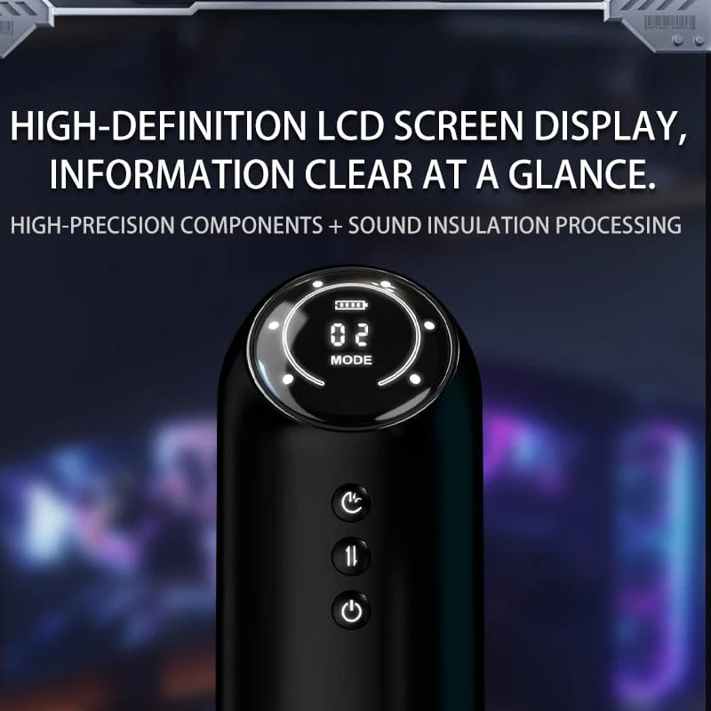 4 Frequency Retractable Sucking Heated Male Masturbator - Image 5