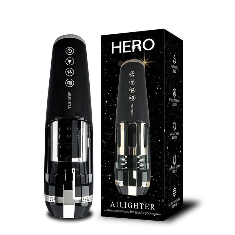 Hero 6-Frequency Thrusting Self-Heating Male Masturbator - Image 2