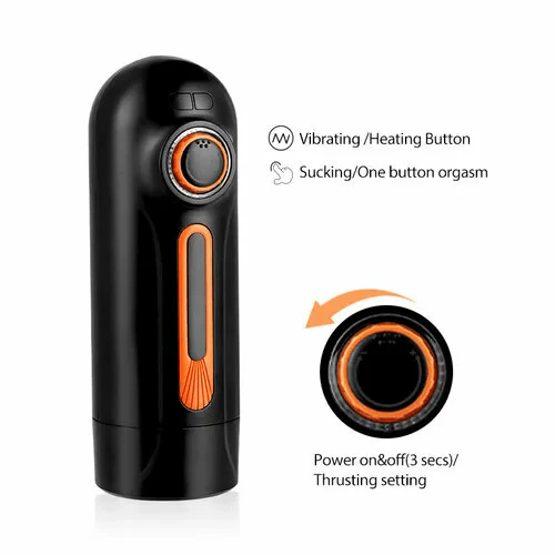 6 IN 1 Function 10 Vibration 4 Suction Male Masturbation - Image 5