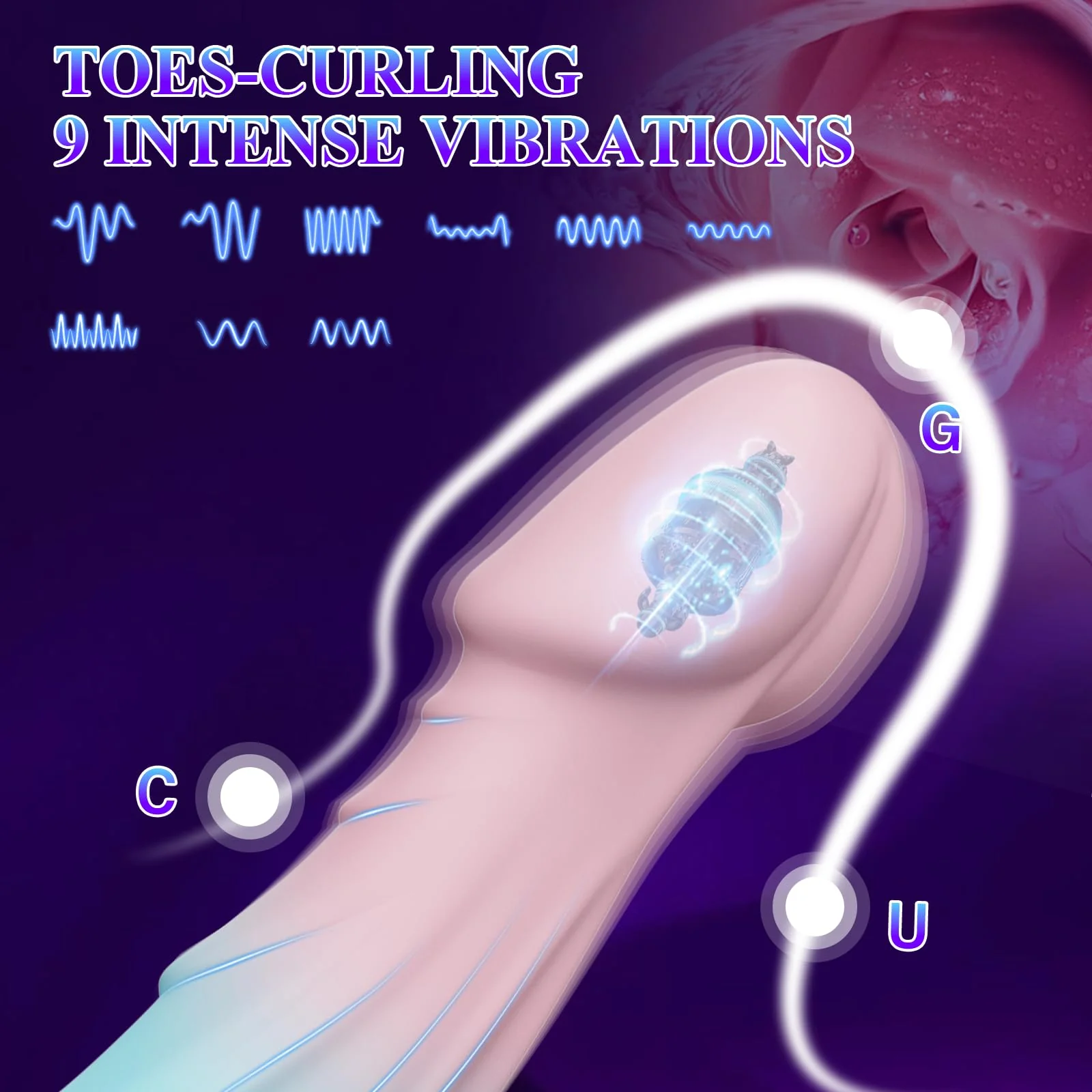 7.5” Silicone Realistic Dildos with Suction Cup for Women - Image 6