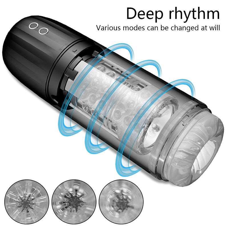7-Frequency Suction Rotation Male Masturbator - Image 2