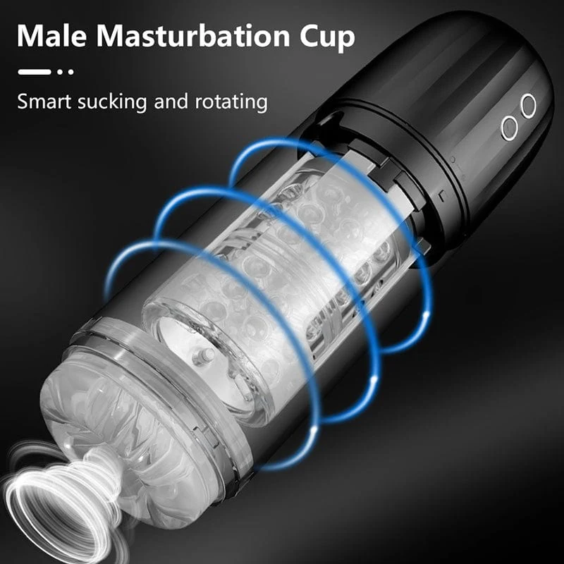 7-Frequency Suction Rotation Male Masturbator - Image 3