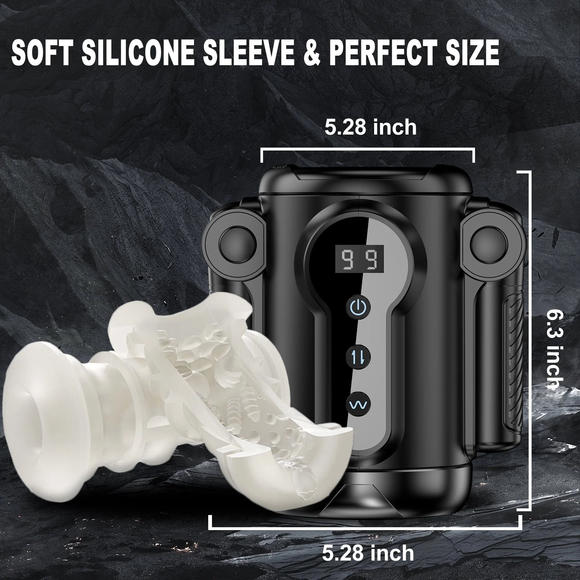 Telescopic Vibrating Male Masturbator for Man: Game Male Masturbator Pulse - Image 4