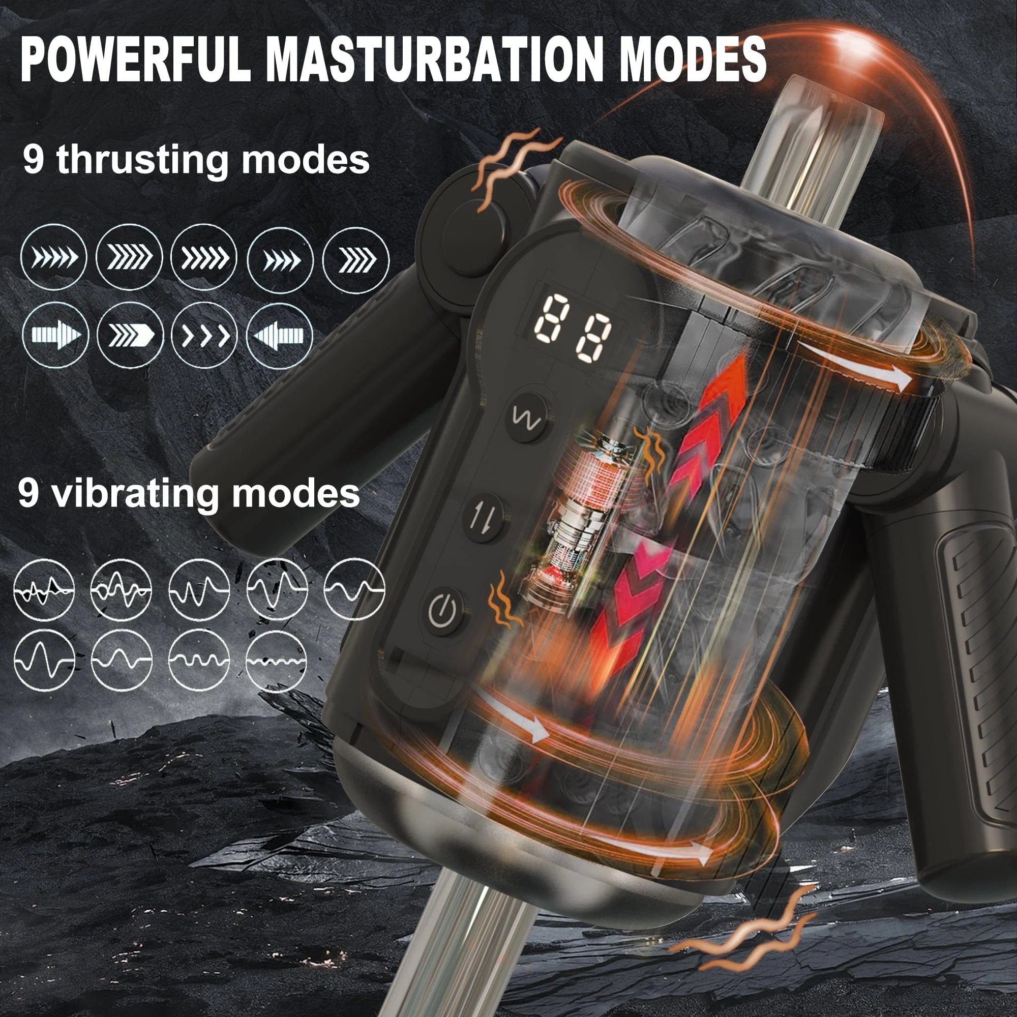 Telescopic Vibrating Male Masturbator for Man: Game Male Masturbator Pulse - Image 5