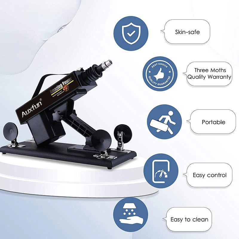 Automatic Sex Machine Sex Toys Love Machine Device Gun with 6 Attachments - Image 6