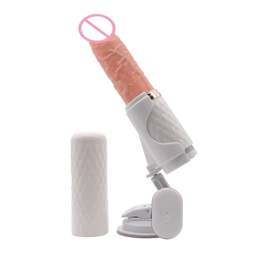 Automatic Telescopic Gun Women Vibrating Sex Machine - Image 3