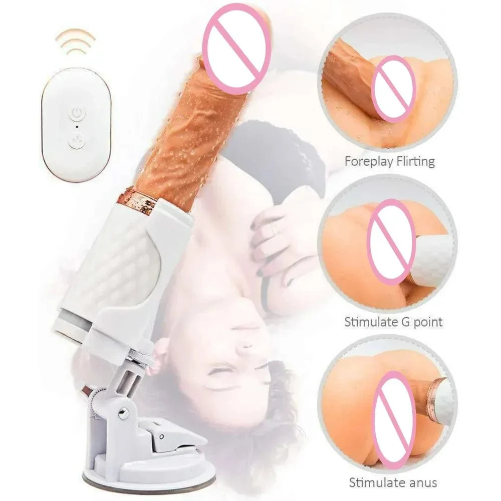Automatic Telescopic Gun Women Vibrating Sex Machine - Image 6