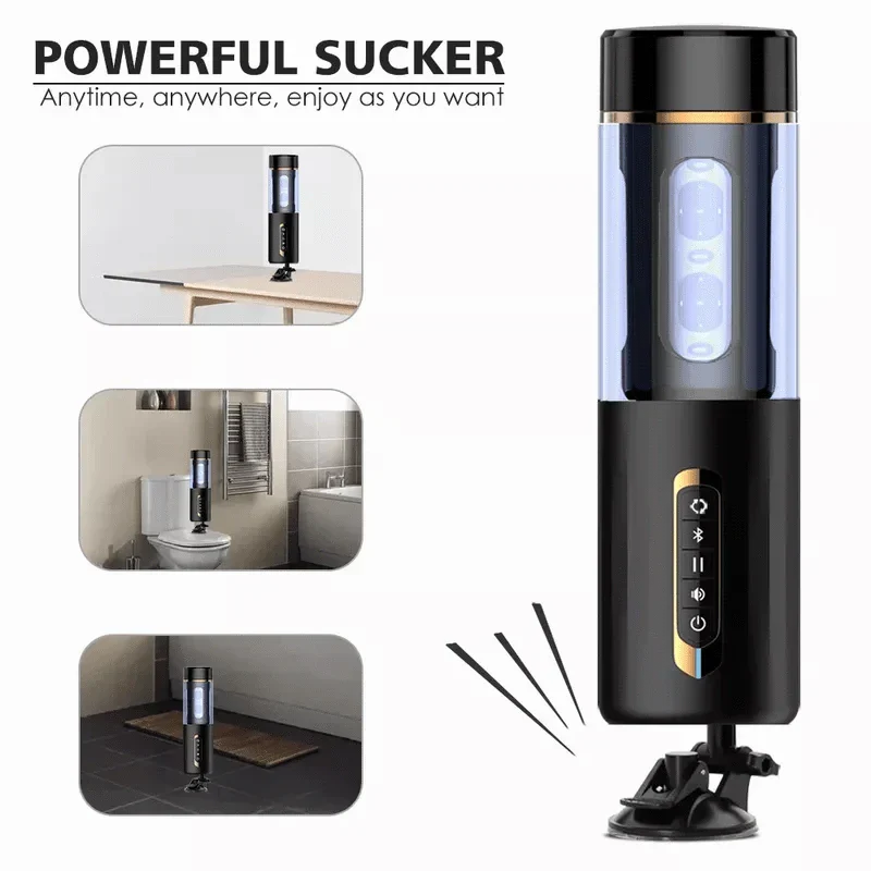 Male Automatic Telescopic Male Masturbation Intelligent Voice Pussy Blowjob - Image 6