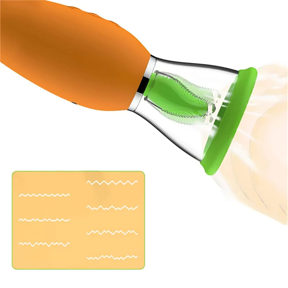 Carrot Vibrator Female Masturbator Heating Sucking Licker - Image 6