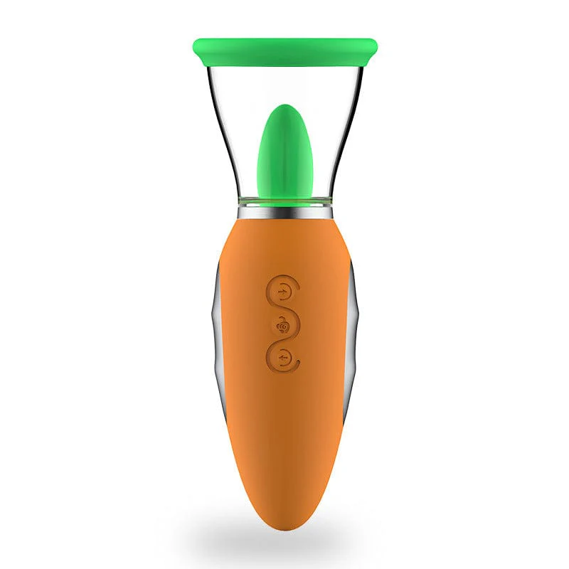 Carrot Vibrator Female Masturbator Heating Sucking Licker - Image 7