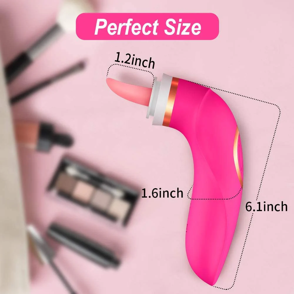 Clitoral Sucking Licking Vibrator, G Spot Tongue Vibrator - Image 6
