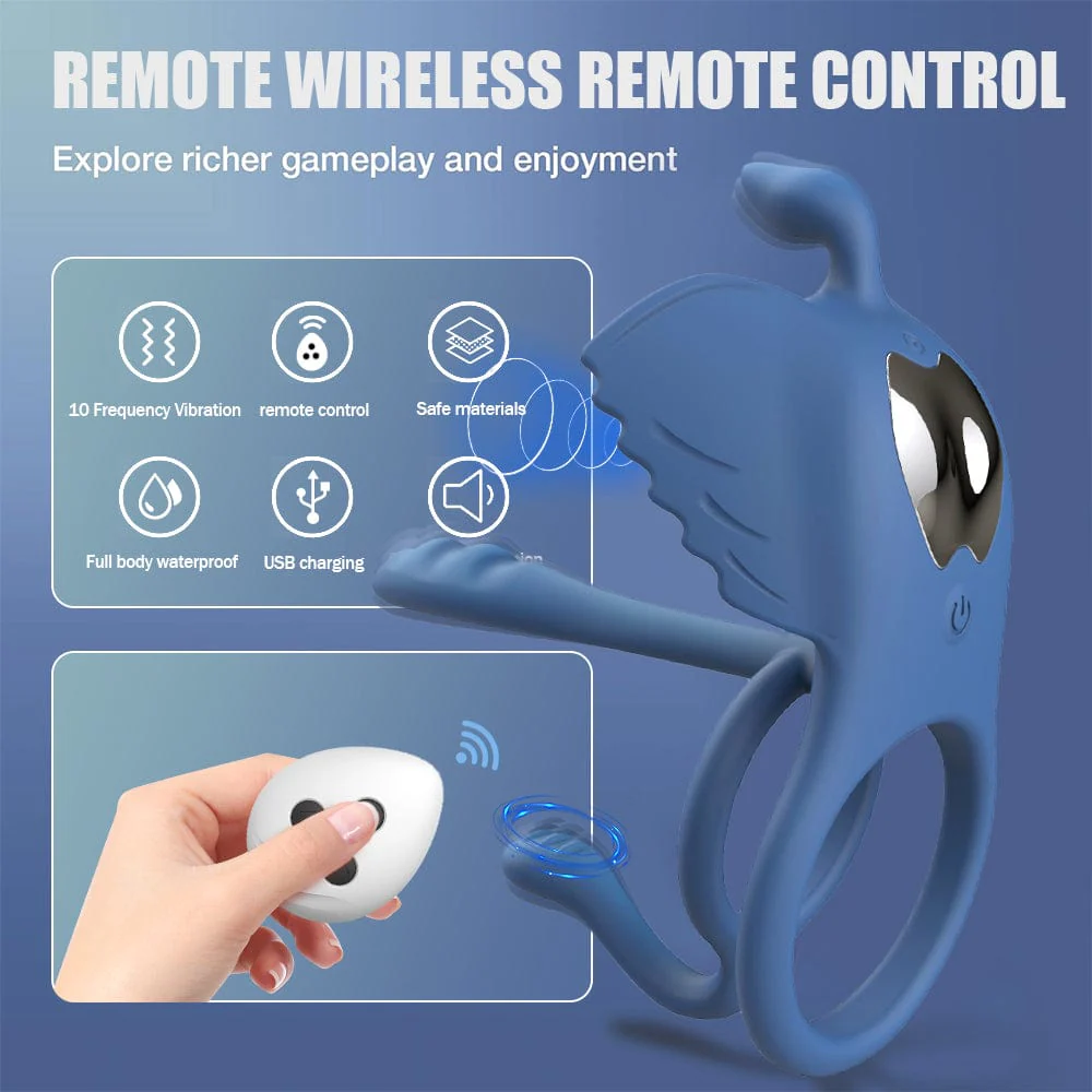 Penis Vibrating Ring Cock 3 in 1 Massage Delayed Ejaculation Citoral Stimulator Flirt Masturbation - Image 5