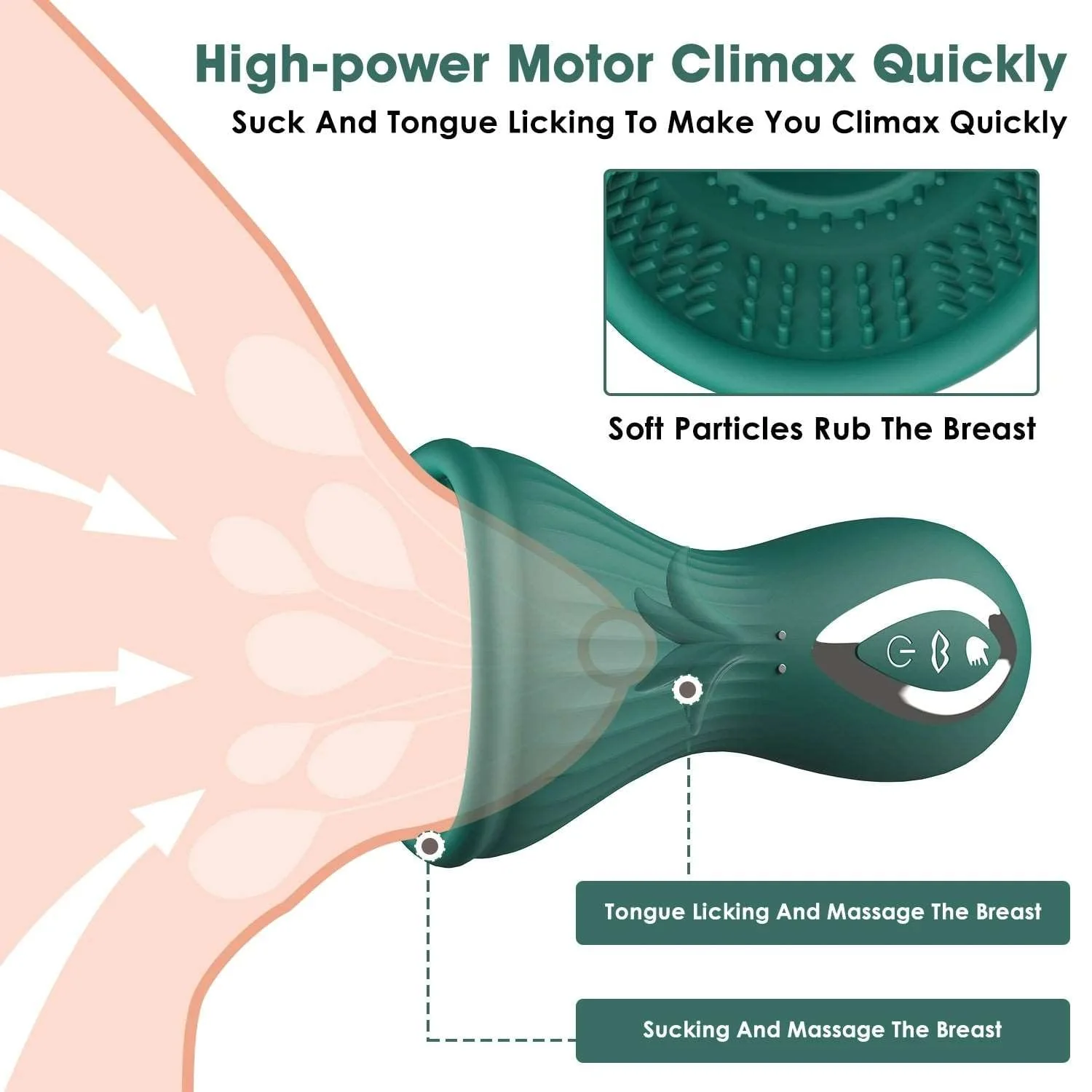 Dragon Clitoral Vibrator Sucking and Licking Tongue Sex Toy for Women Nipples Vagina Stimulator - Image 9