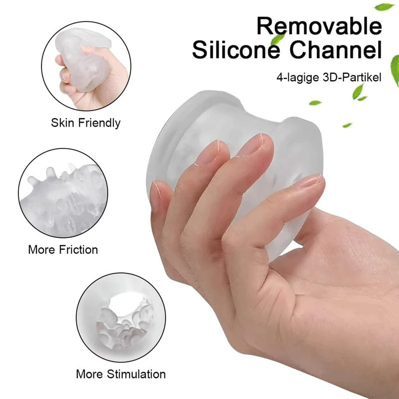 Frequency Telescopic Handheld Male Masturbator - Image 5