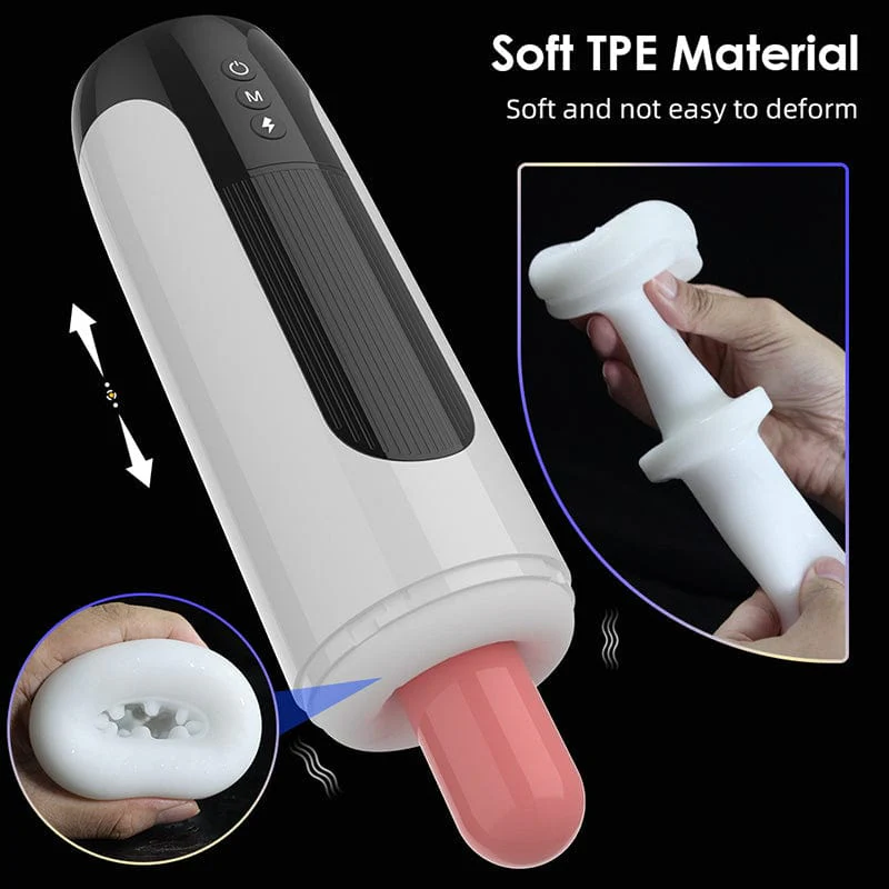Fully Automatic Male Telescopic Vibrating Masturbator - Image 3