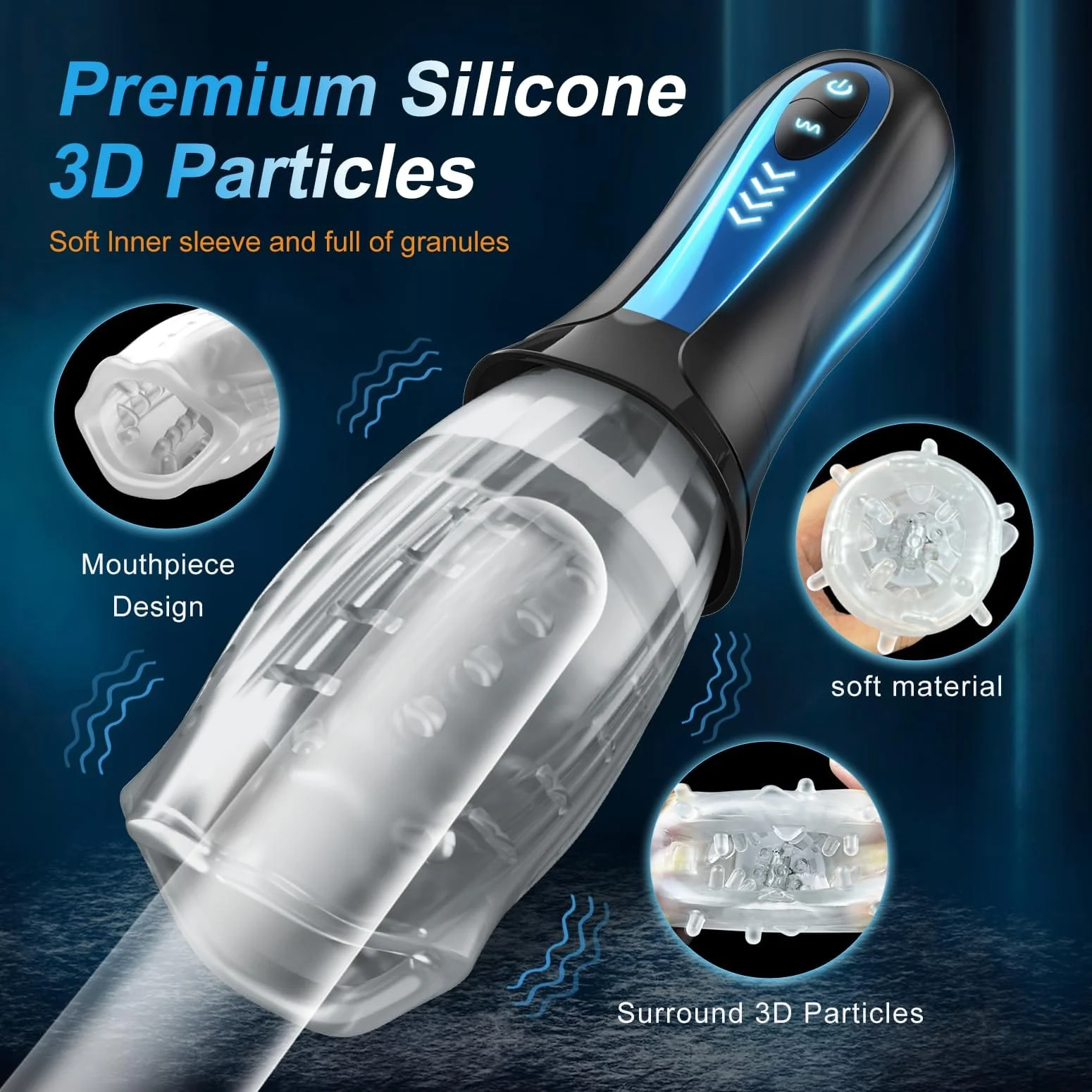 Gawk Gawk 6000 Pro With 5 Vibrating & 5 Rotating Modes - Image 4