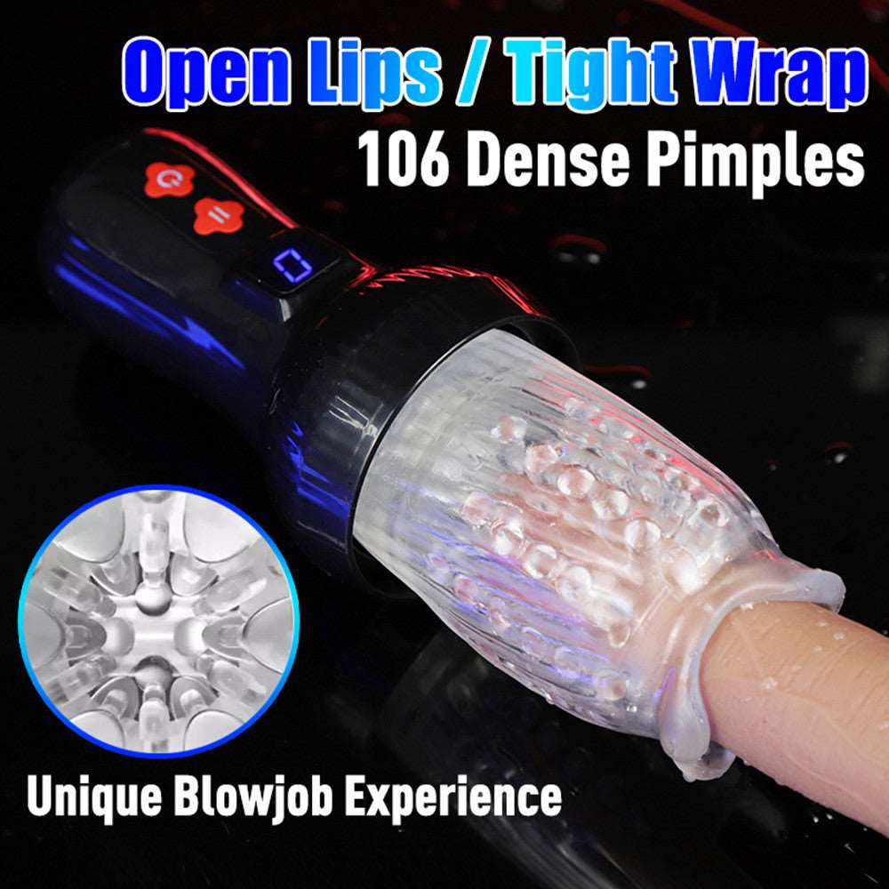 Gawk Gawk 6000 4.0 Version Torch 9 *9 Thrusting Rotating Penis Stroker Male Rose Toy - Image 5