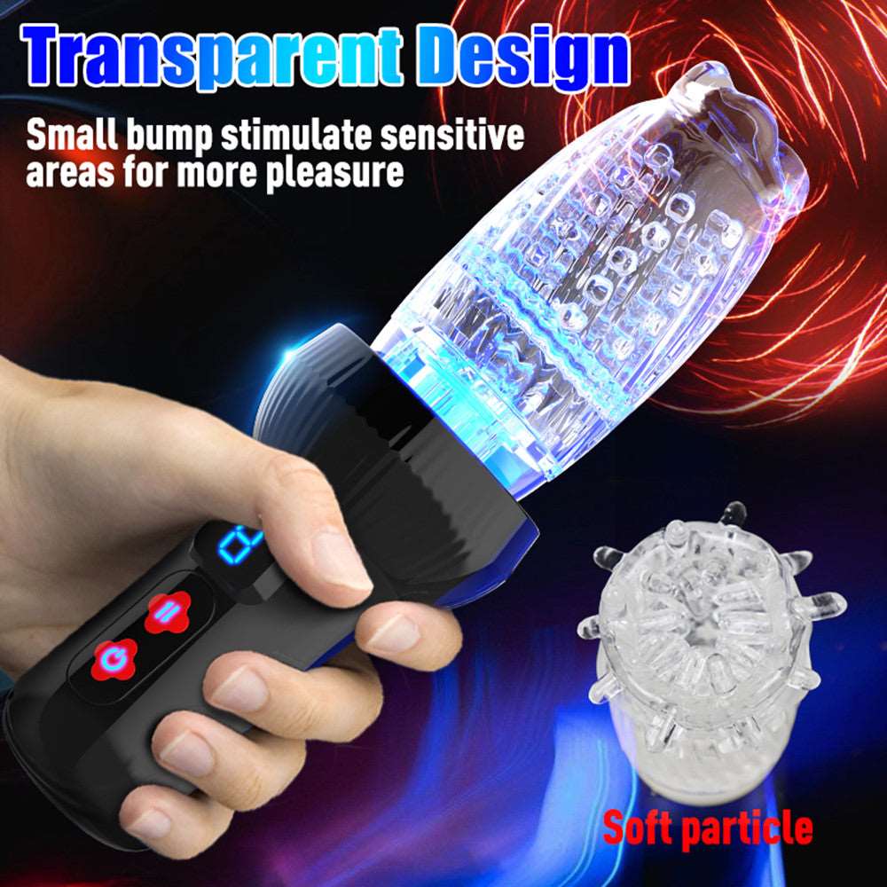 Gawk Gawk 6000 4.0 Version Torch 9 *9 Thrusting Rotating Penis Stroker Male Rose Toy - Image 6