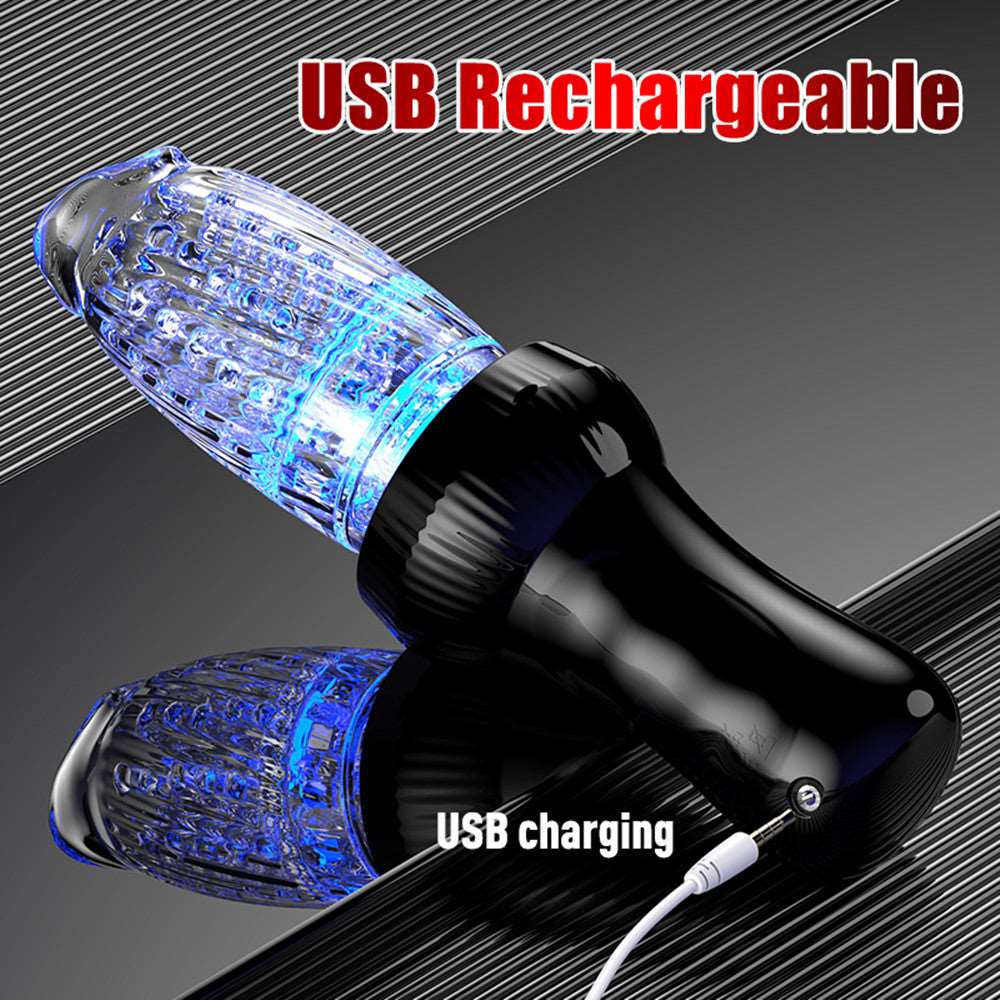 Gawk Gawk 6000 4.0 Version Torch 9 *9 Thrusting Rotating Penis Stroker Male Rose Toy - Image 7