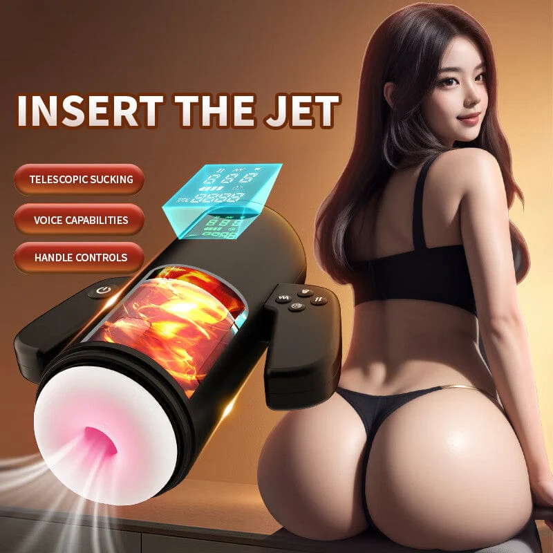 E-Sports Telescopic Sucking Vibrating Heating Male Masturbator - Image 6