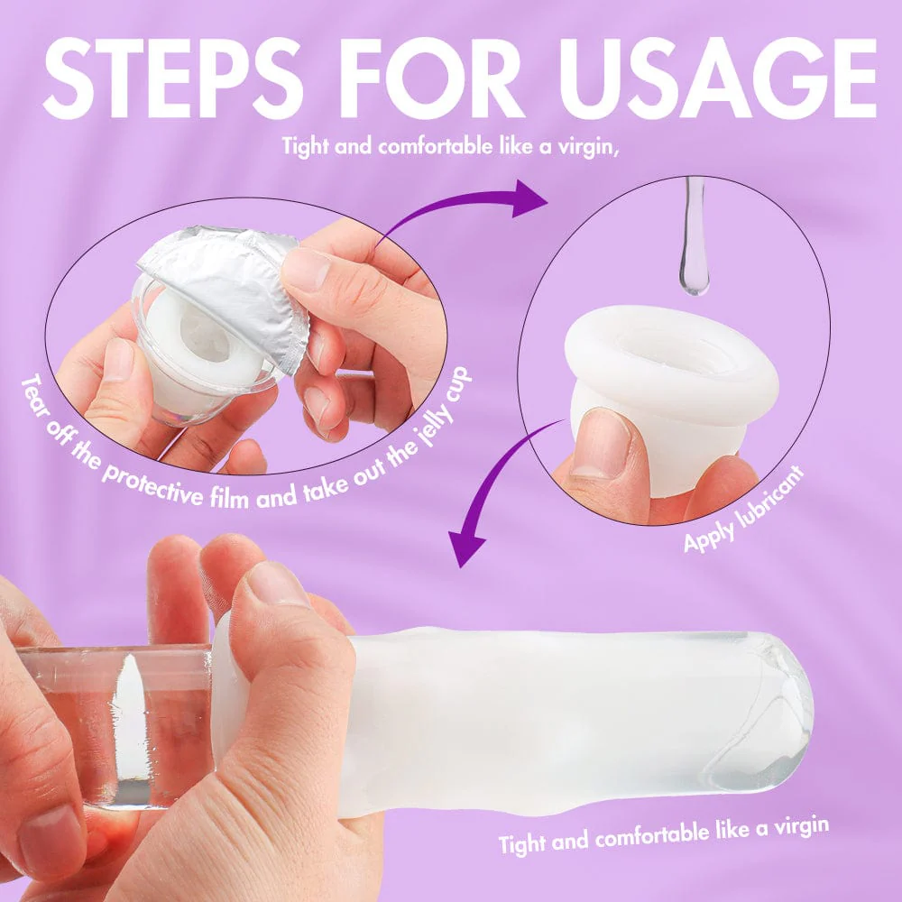 Jelly Soft Male Masturbator For Man Glans Stimulation - Image 4