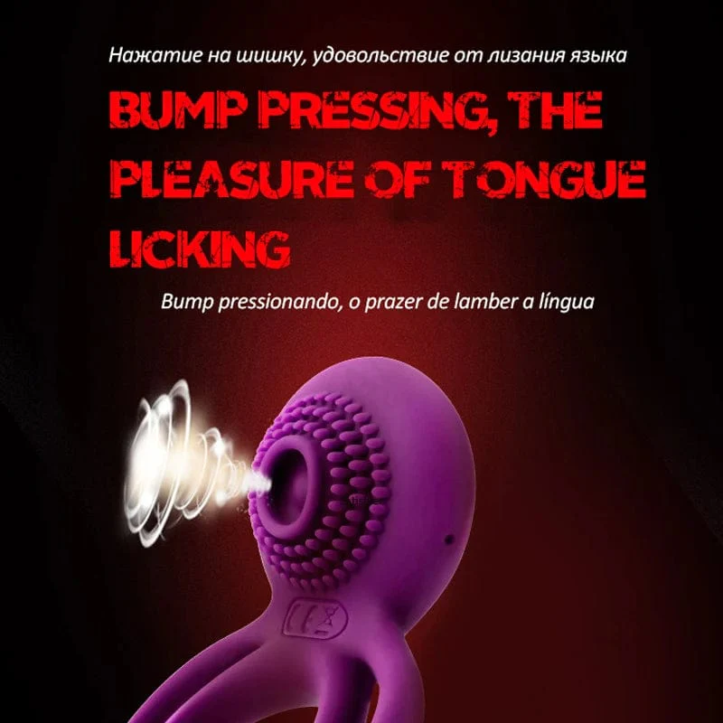 Male Cock Masturbation Vibrating Penis Ring - Image 3