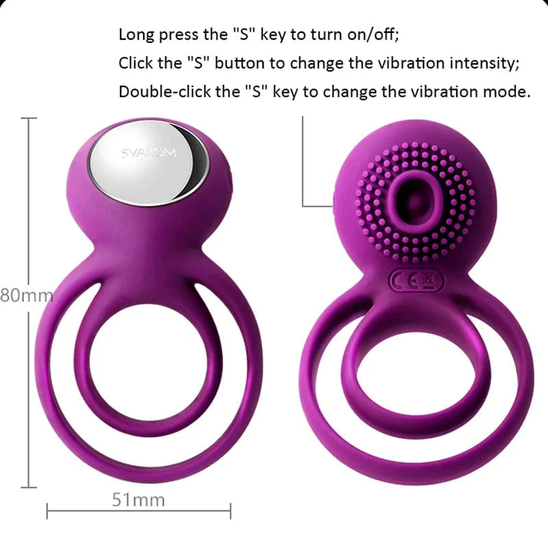 Male Cock Masturbation Vibrating Penis Ring - Image 6