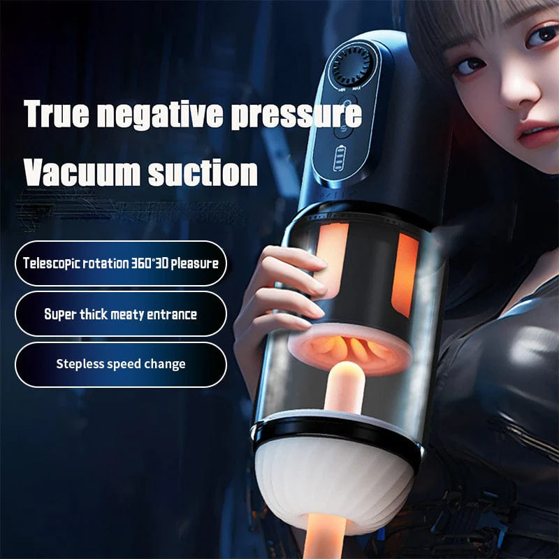 Male Masturbator Adult Toy for Men with Thrusting & Vibration - Image 7