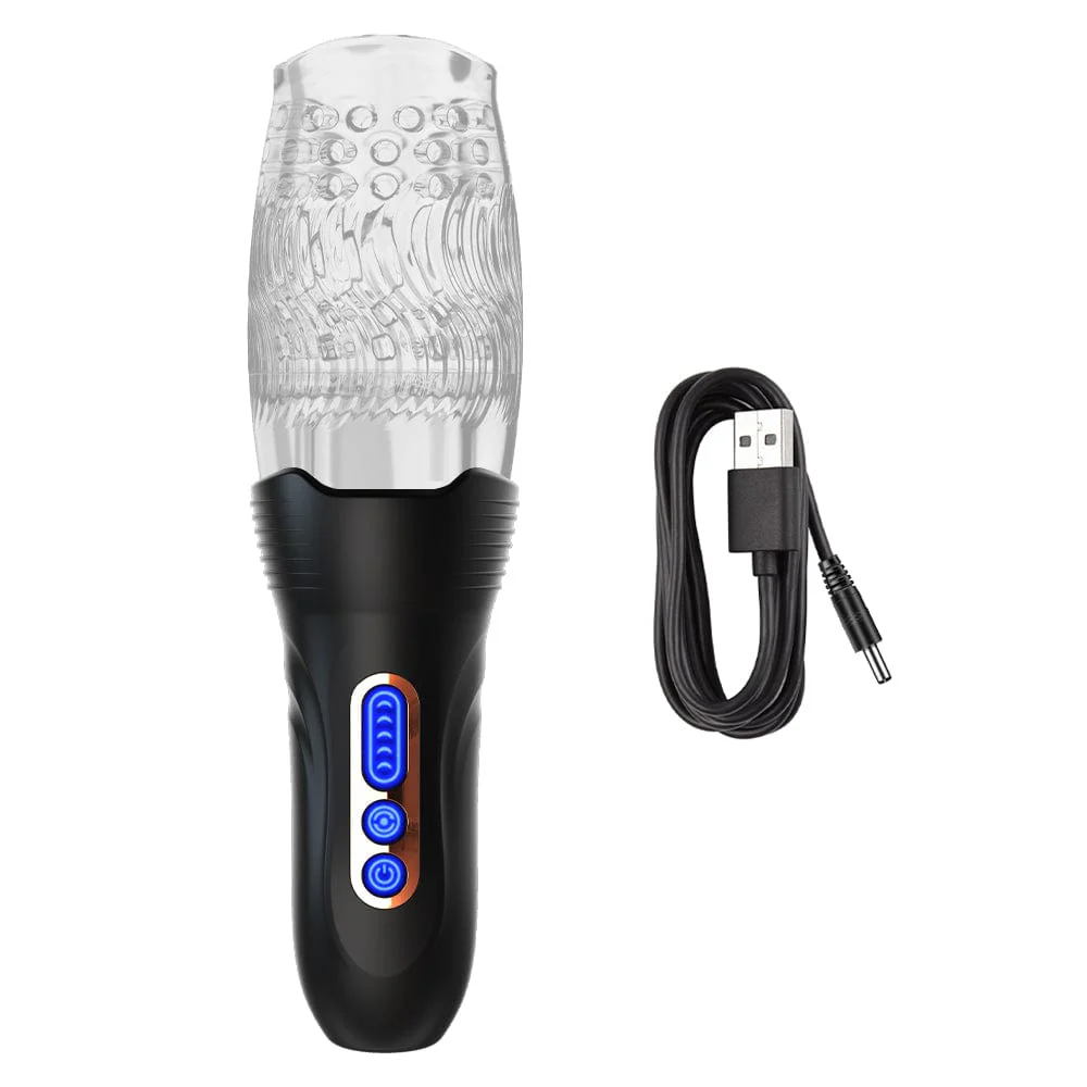 3.0 Version Male Rose Thrusting Rotating And Vibrating Oral Sex Male Masturbator - Image 6