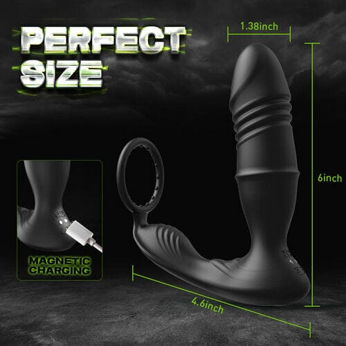 Mason APP/Controller & 9-Telescopic /Vibration & Cock Rings Prostate Massager - Image 2