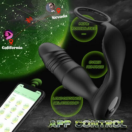 Mason APP/Controller & 9-Telescopic /Vibration & Cock Rings Prostate Massager - Image 5